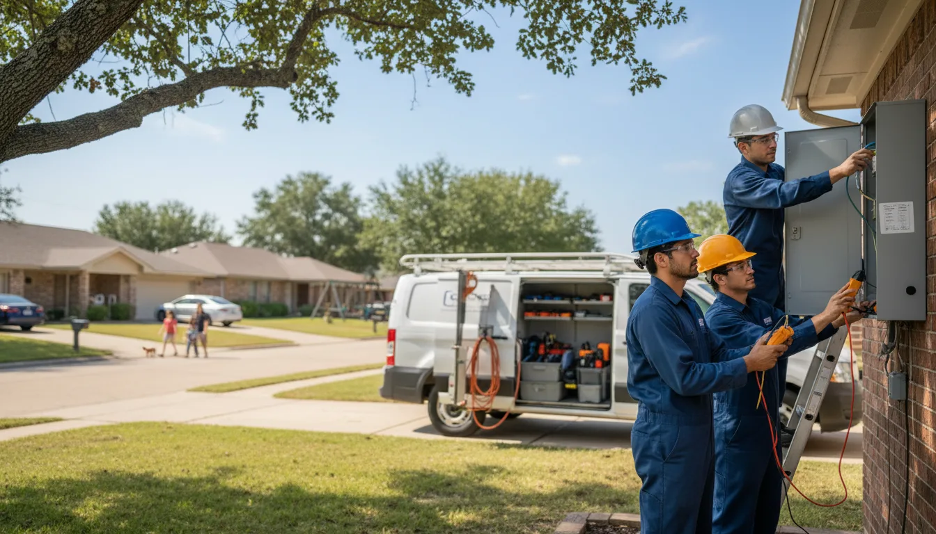 Certified electrician providing emergency electrical services in Ozark, MO